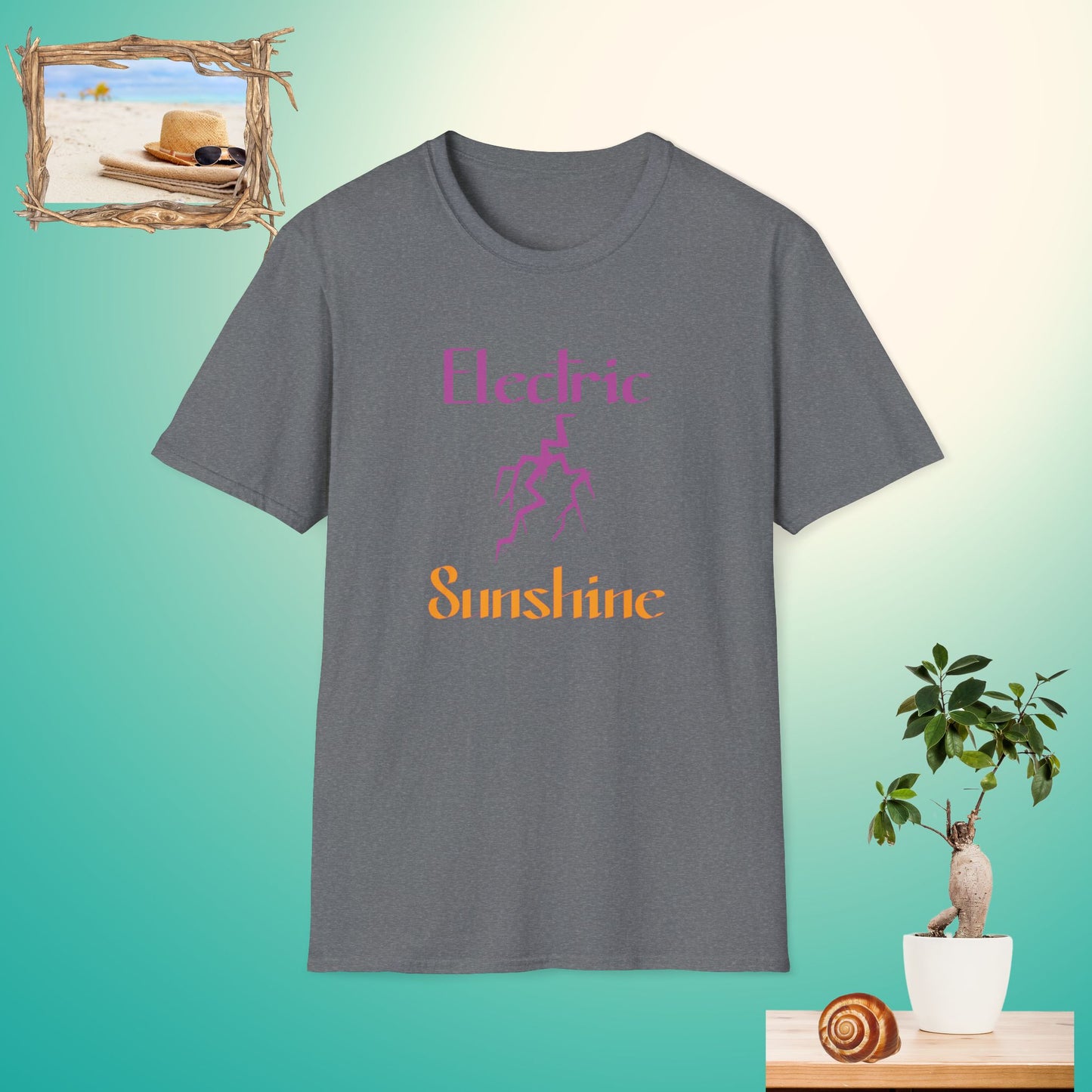 Electric Sunshine Unisex Softstyle T-Shirt