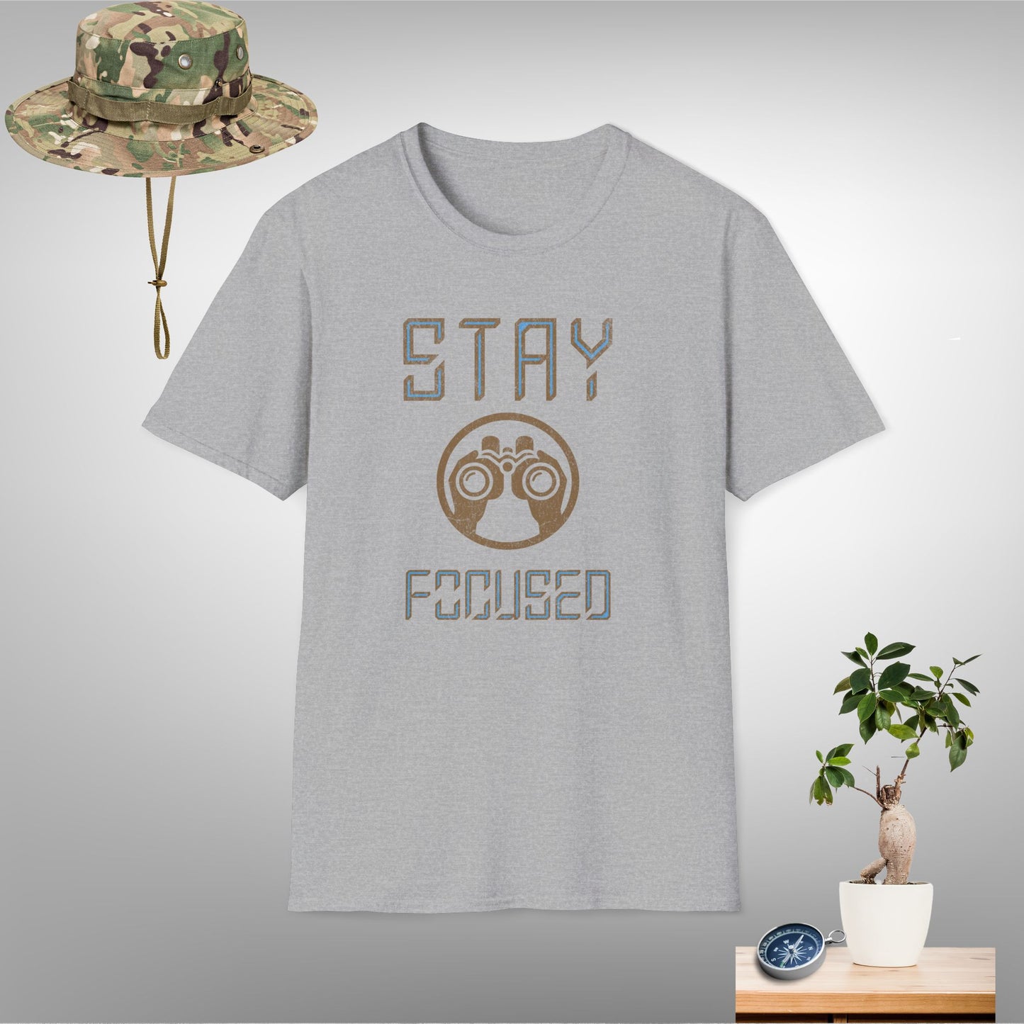 Stay Focused Unisex Softstyle T-Shirt