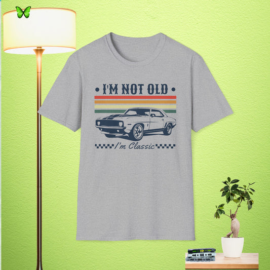 Classic Retro Car Unisex Softstyle T-Shirt