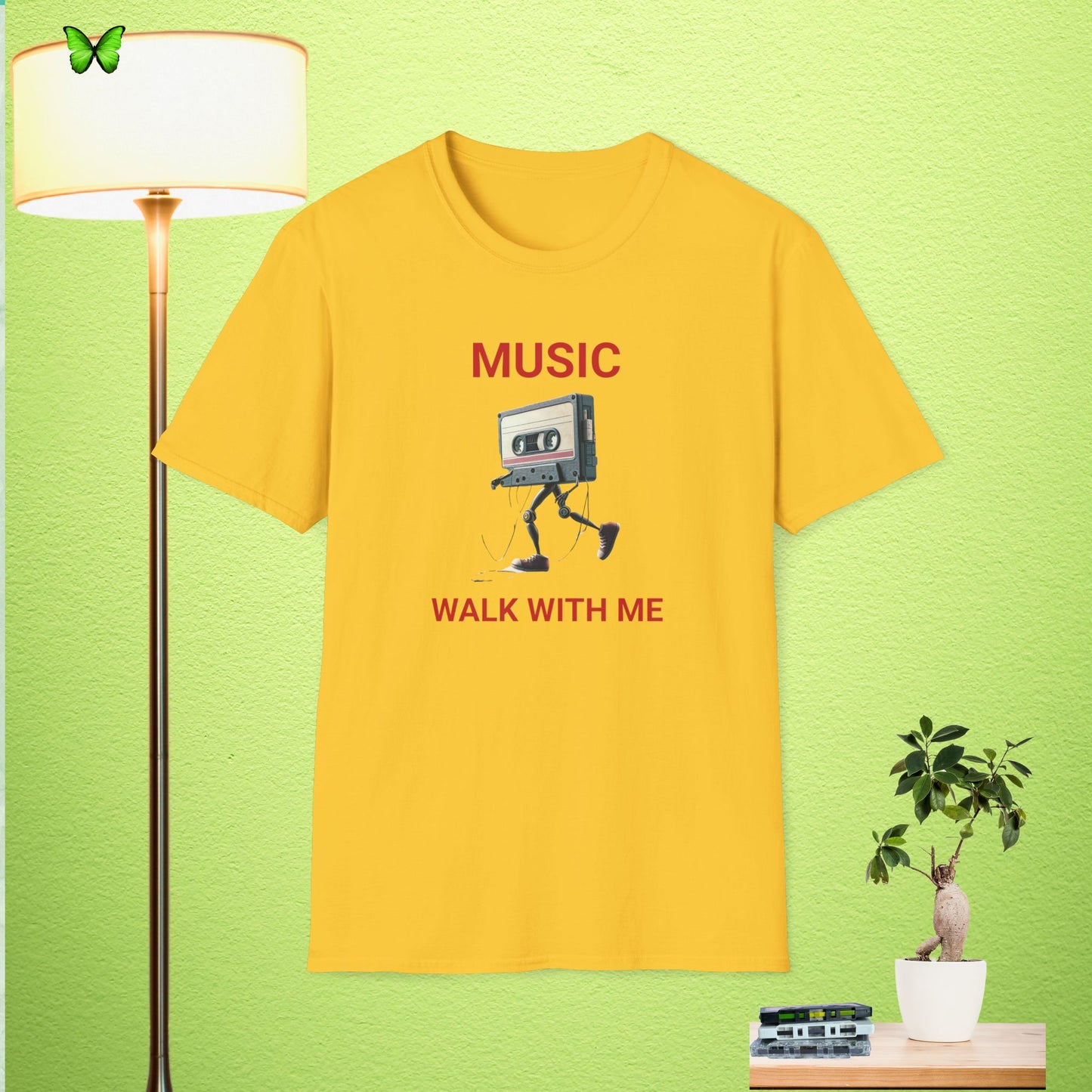 Vintage Music Walk With Me Unisex T-Shirt