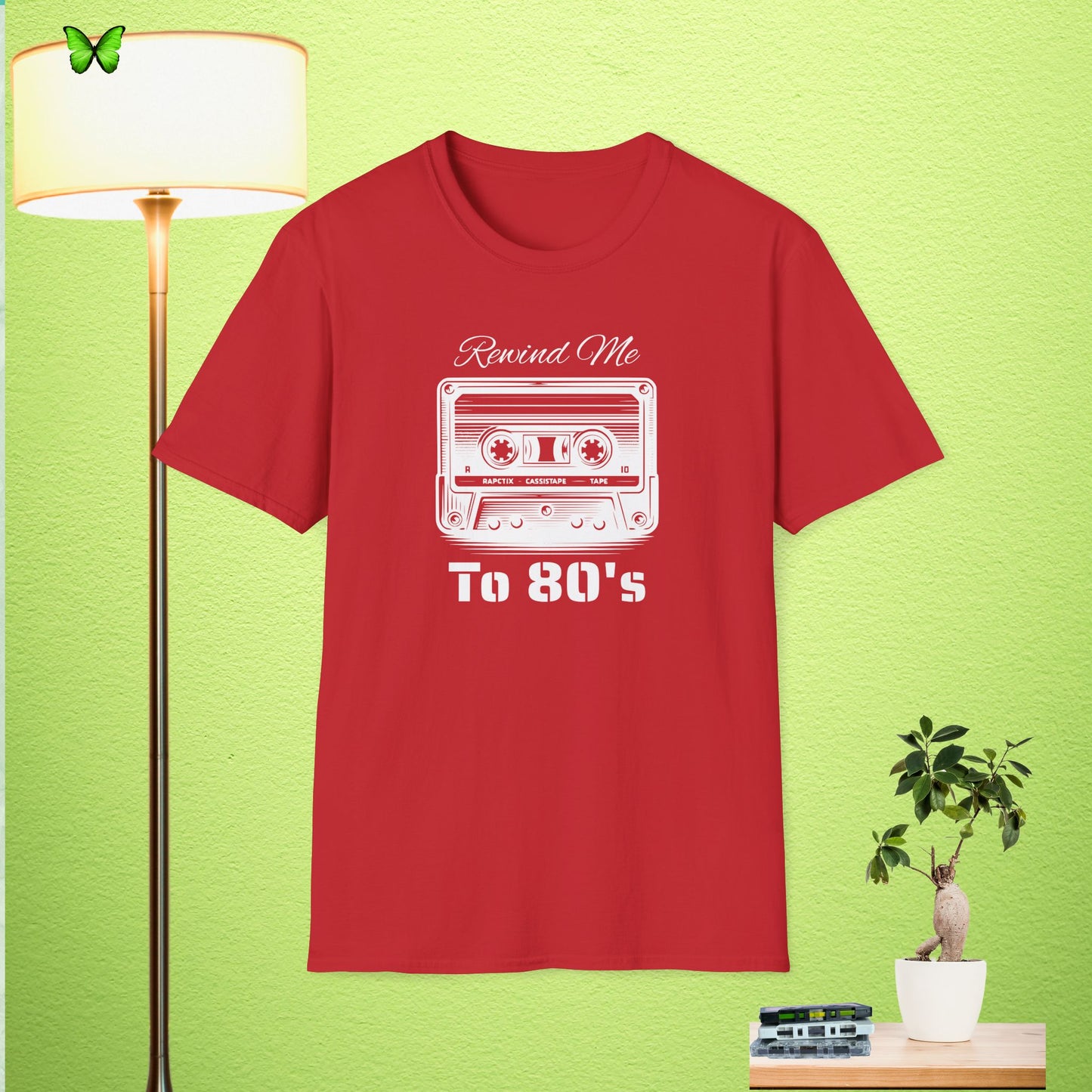 Retro 80s Cassette Unisex Softstyle T-Shirt