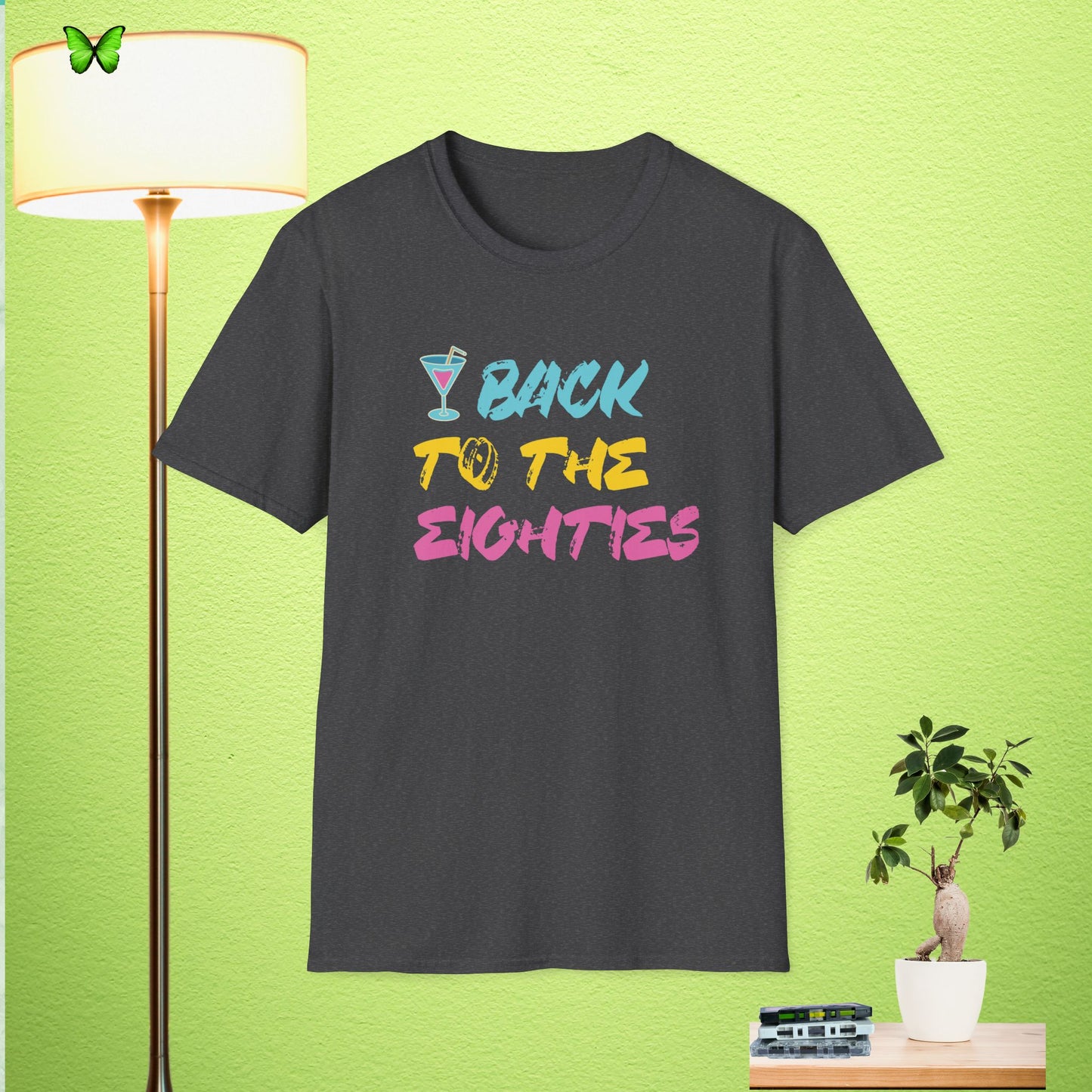 Retro 'Back to the Eighties' Unisex Softstyle T-Shirt