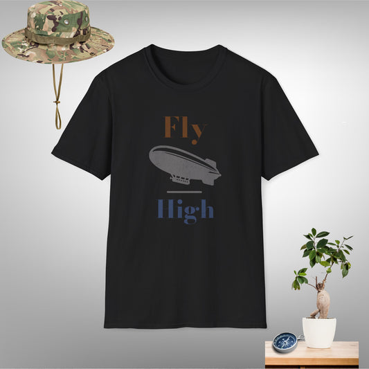 Unisex Softstyle T-Shirt - Fly High Aviation Tee