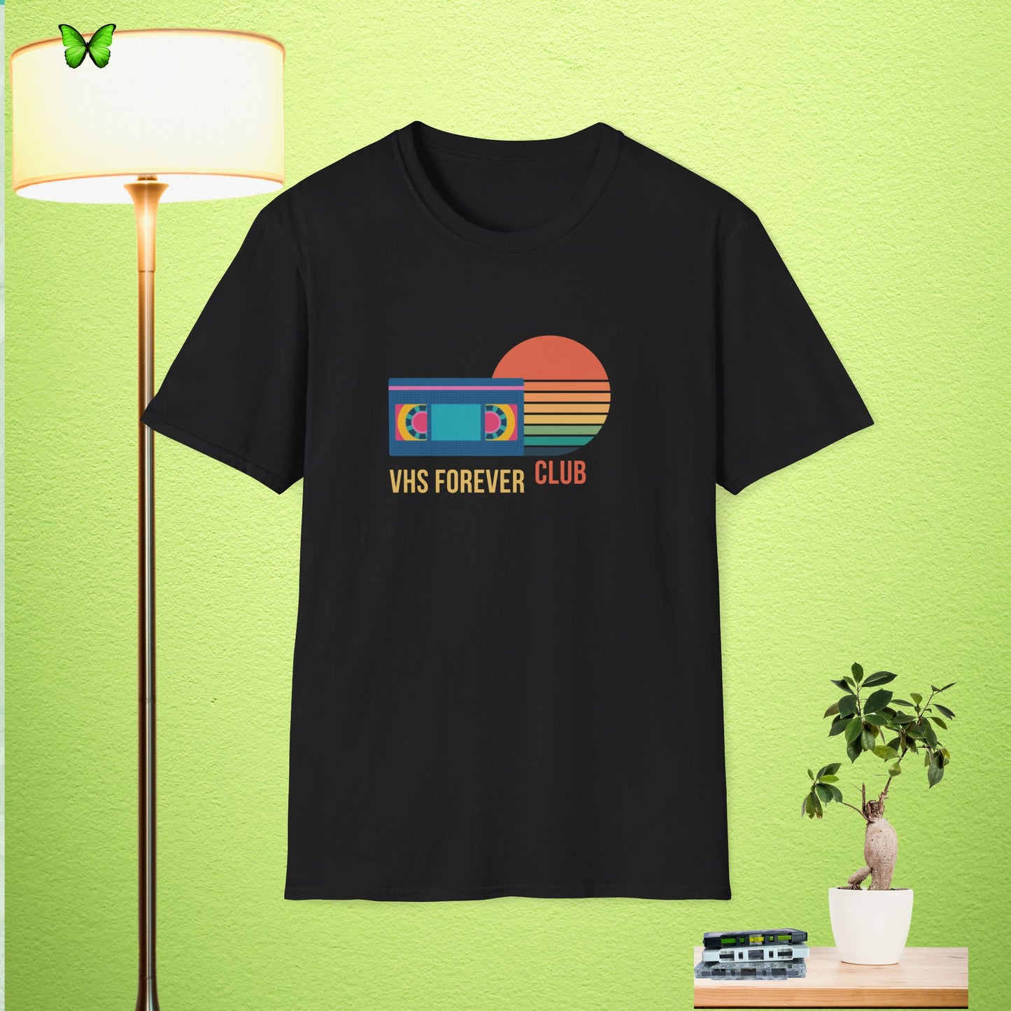 VHS Forever Club Unisex Softstyle T-Shirt - Retro Nostalgia Tee