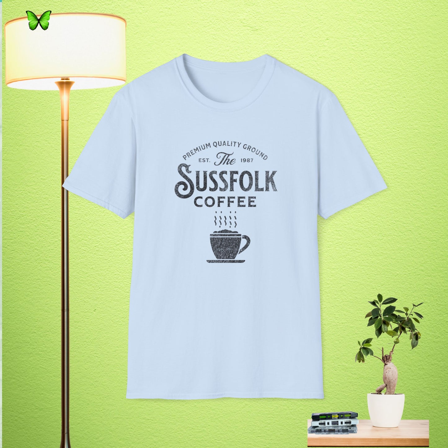 Sussfolk Coffee Unisex Softstyle T-Shirt