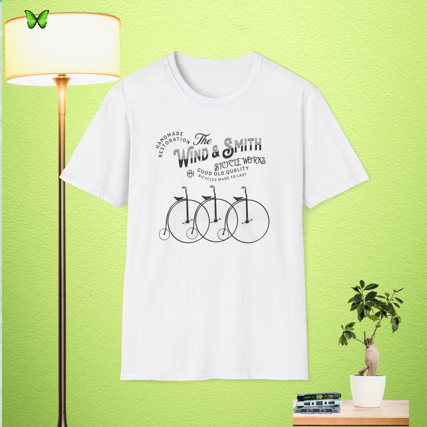 Vintage Bicycle Restoration Unisex Softstyle T-Shirt