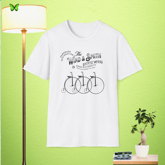 Vintage Bicycle Restoration Unisex Softstyle T-Shirt