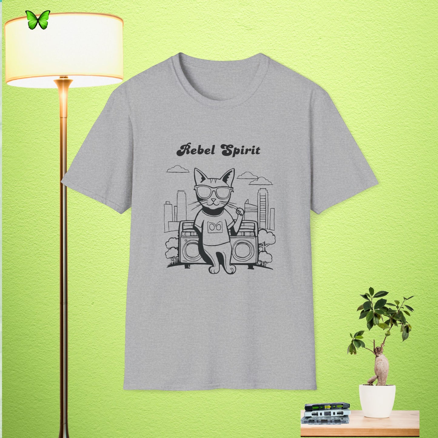 Rebel Spirit Cat T-Shirt