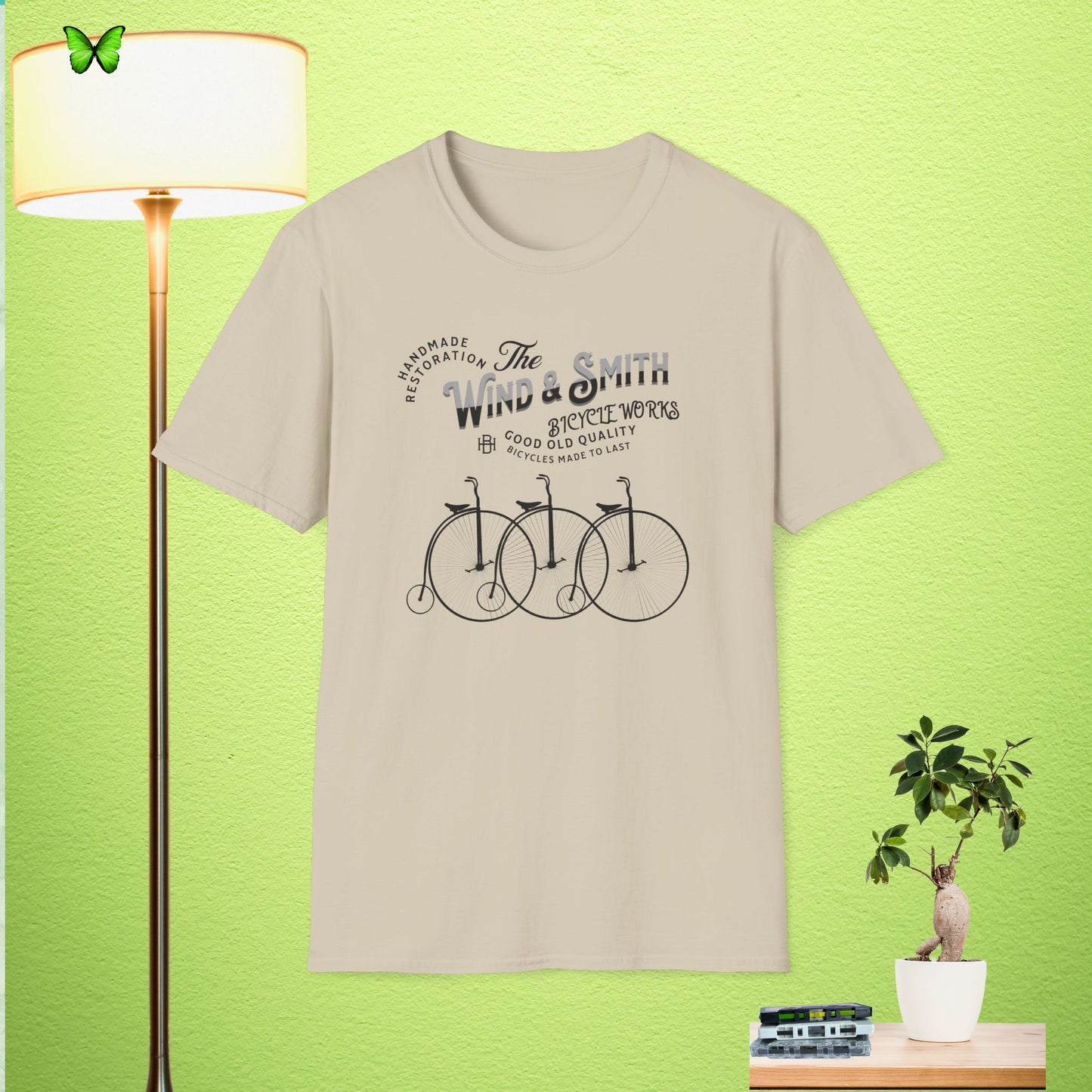 Vintage Bicycle Restoration Unisex Softstyle T-Shirt