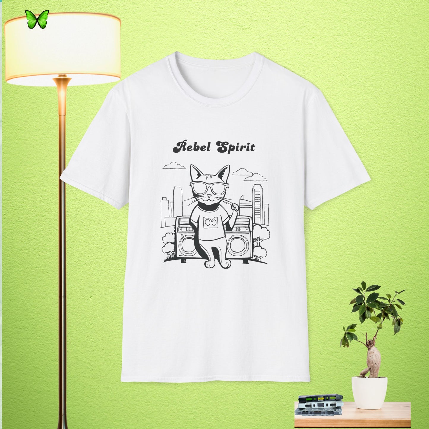 Rebel Spirit Cat T-Shirt