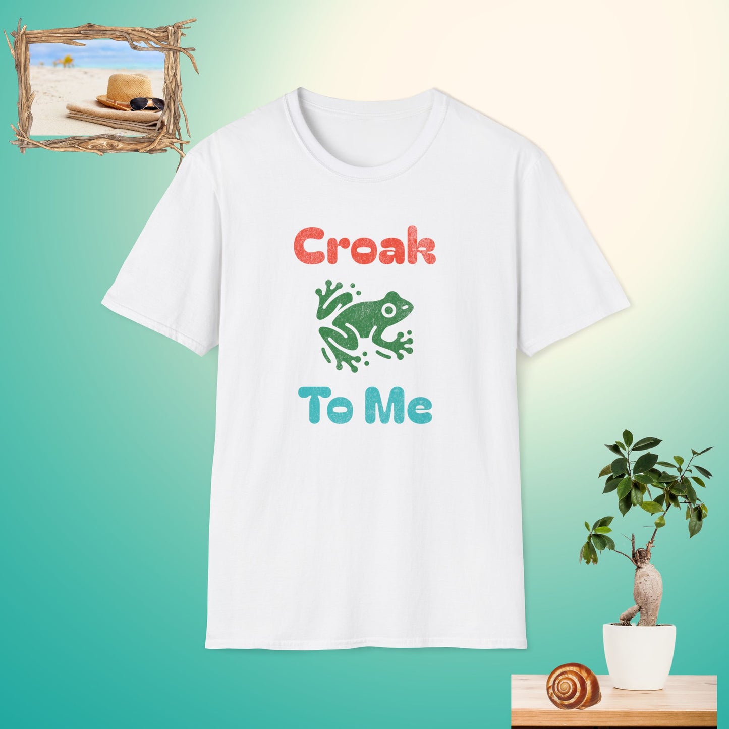 'Croak To Me'  Unisex Softstyle T-Shirt