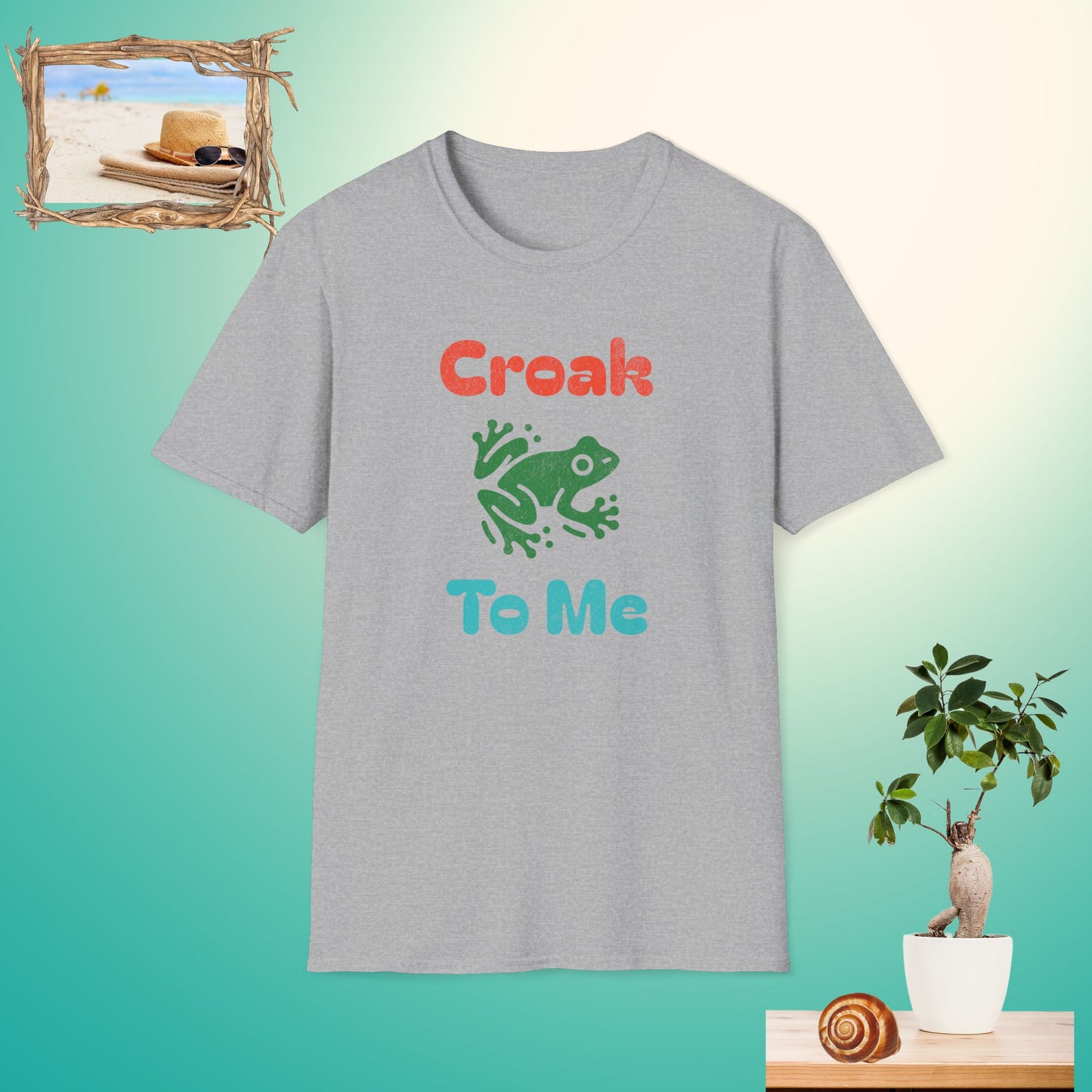 'Croak To Me'  Unisex Softstyle T-Shirt