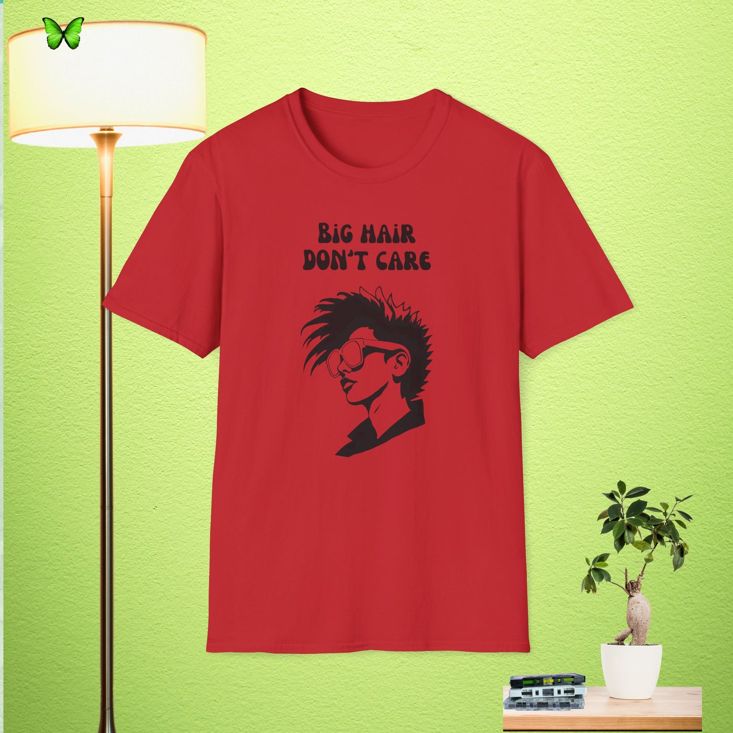 Big Hair Don't Care Unisex Softstyle T-Shirt