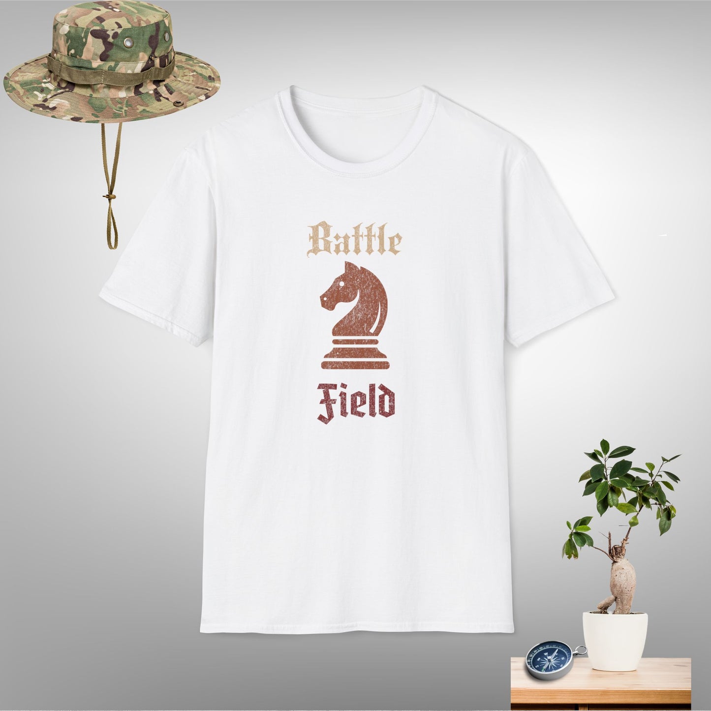 Battlefield Knight Unisex Softstyle T-Shirt