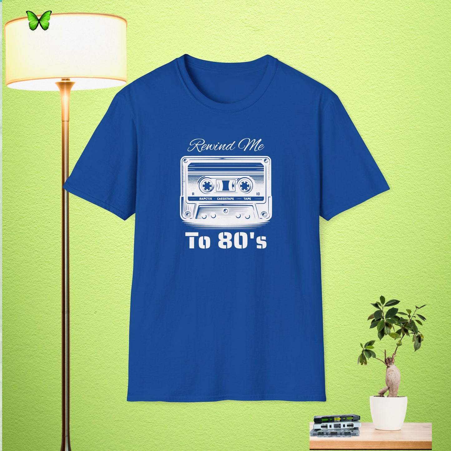 Retro 80s Cassette Unisex Softstyle T-Shirt