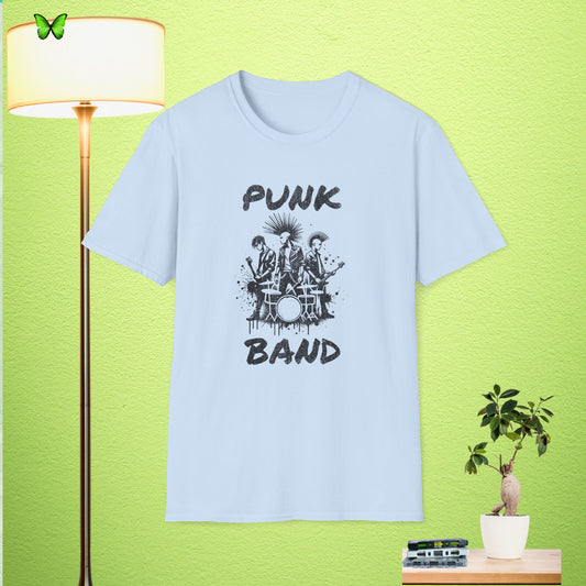 Punk Band Unisex Softstyle T-Shirt - Perfect for Music Lovers