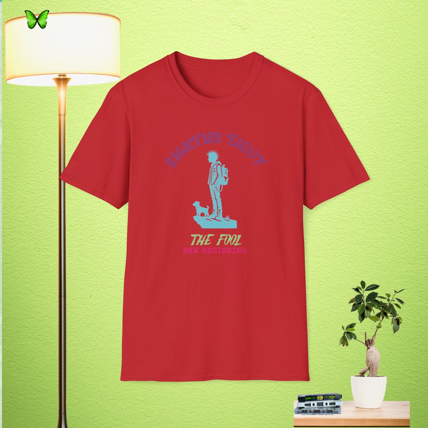 Retro Eighties Tarot T-Shirt - The Fool - New Beginning