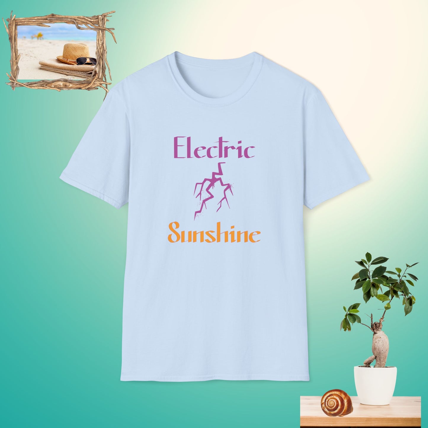 Electric Sunshine Unisex Softstyle T-Shirt