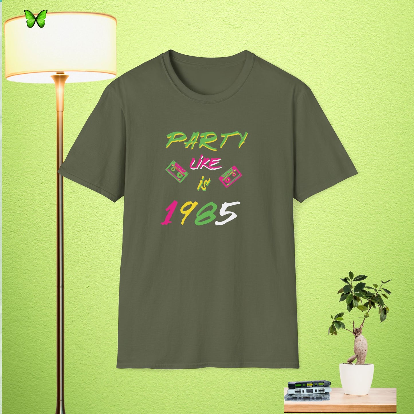 Retro Party Like It's 1985 Unisex Softstyle T-Shirt