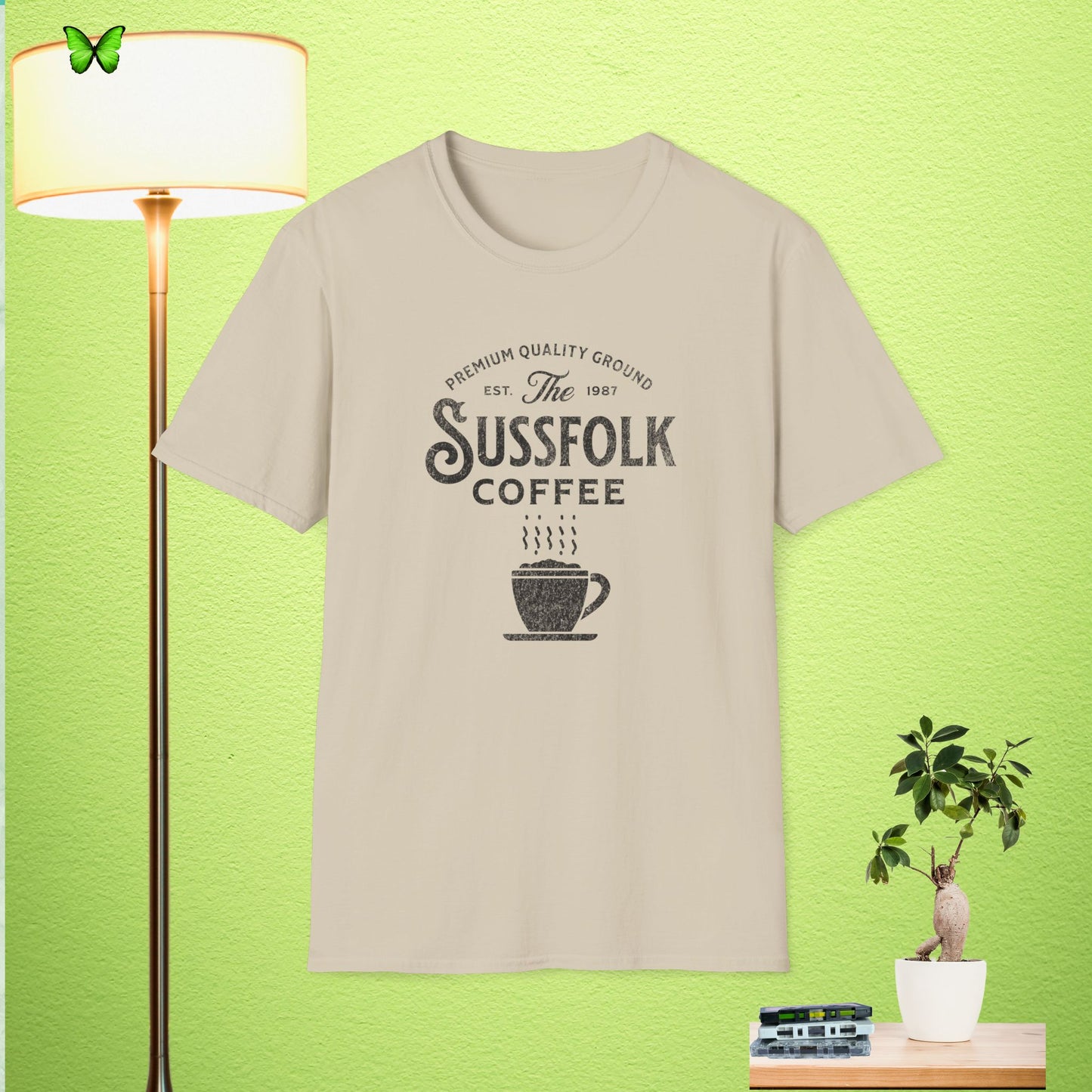 Sussfolk Coffee Unisex Softstyle T-Shirt