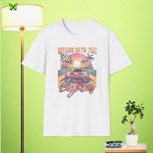 Retro Racing Unisex Softstyle T-Shirt