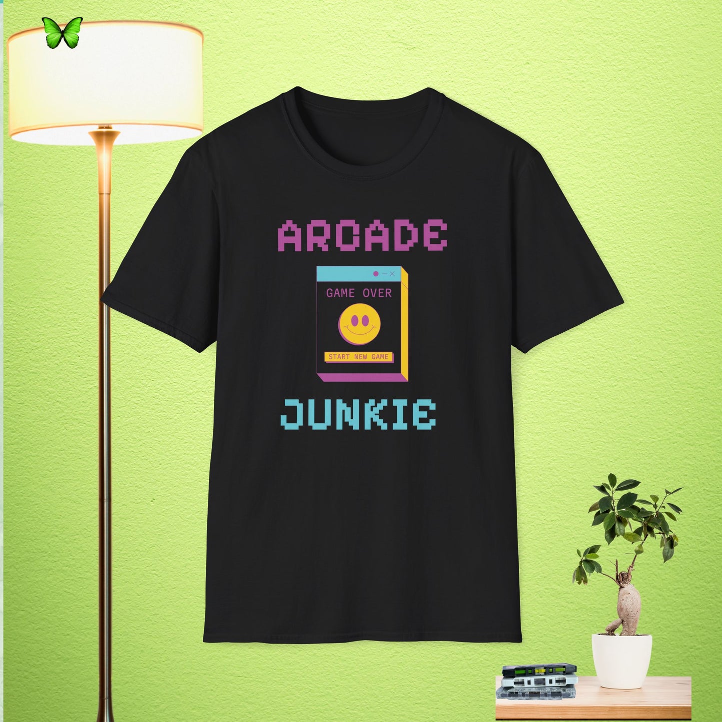 Retro Arcade Junkie Unisex Softstyle T-Shirt