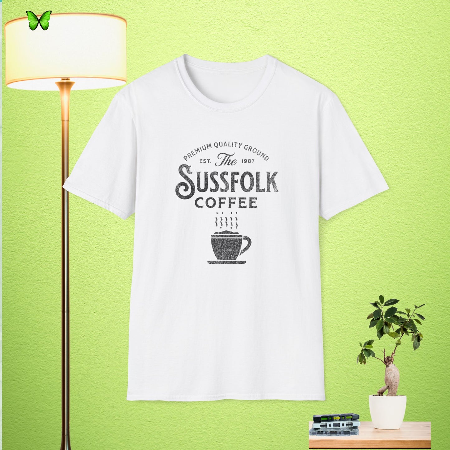 Sussfolk Coffee Unisex Softstyle T-Shirt