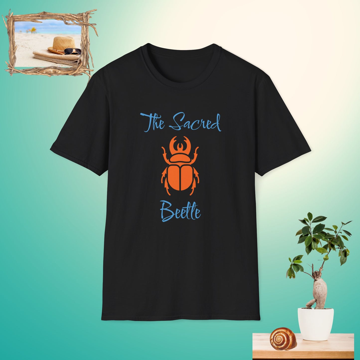 The Sacred Beetle Unisex Softstyle T-Shirt