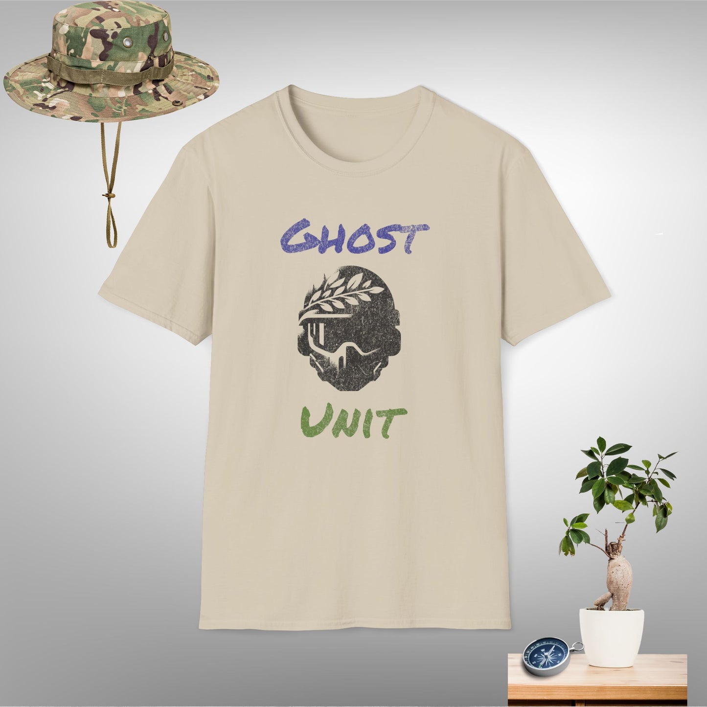 Dark Ghost Unit Unisex Softstyle T-Shirt