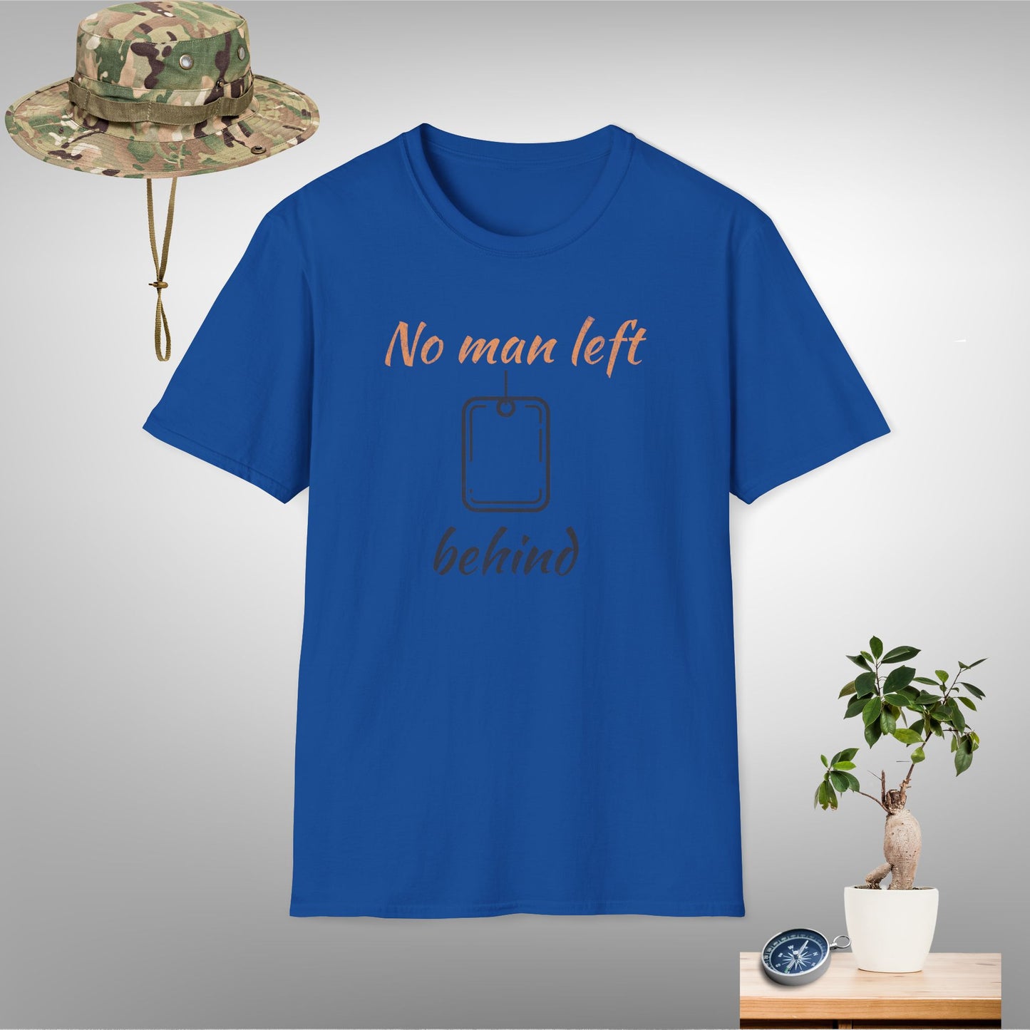 'No Man Left Behind' Unisex Softstyle T-Shirt