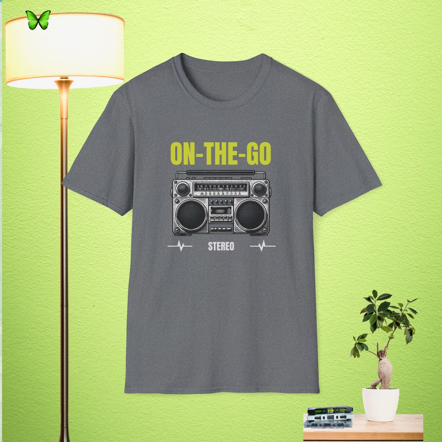 Retro Boom Box 'On-The-Go' Softstyle T-Shirt