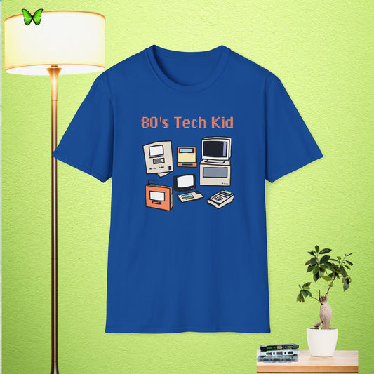 80's Tech Kid Unisex Softstyle T-Shirt