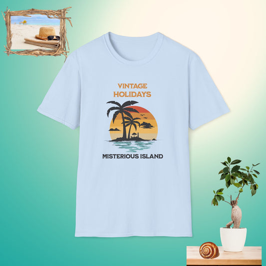 Vintage Holidays Mysterious Island Unisex Softstyle T-Shirt