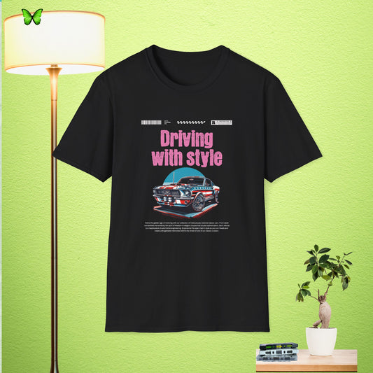 Driving with Style Unisex Softstyle T-Shirt