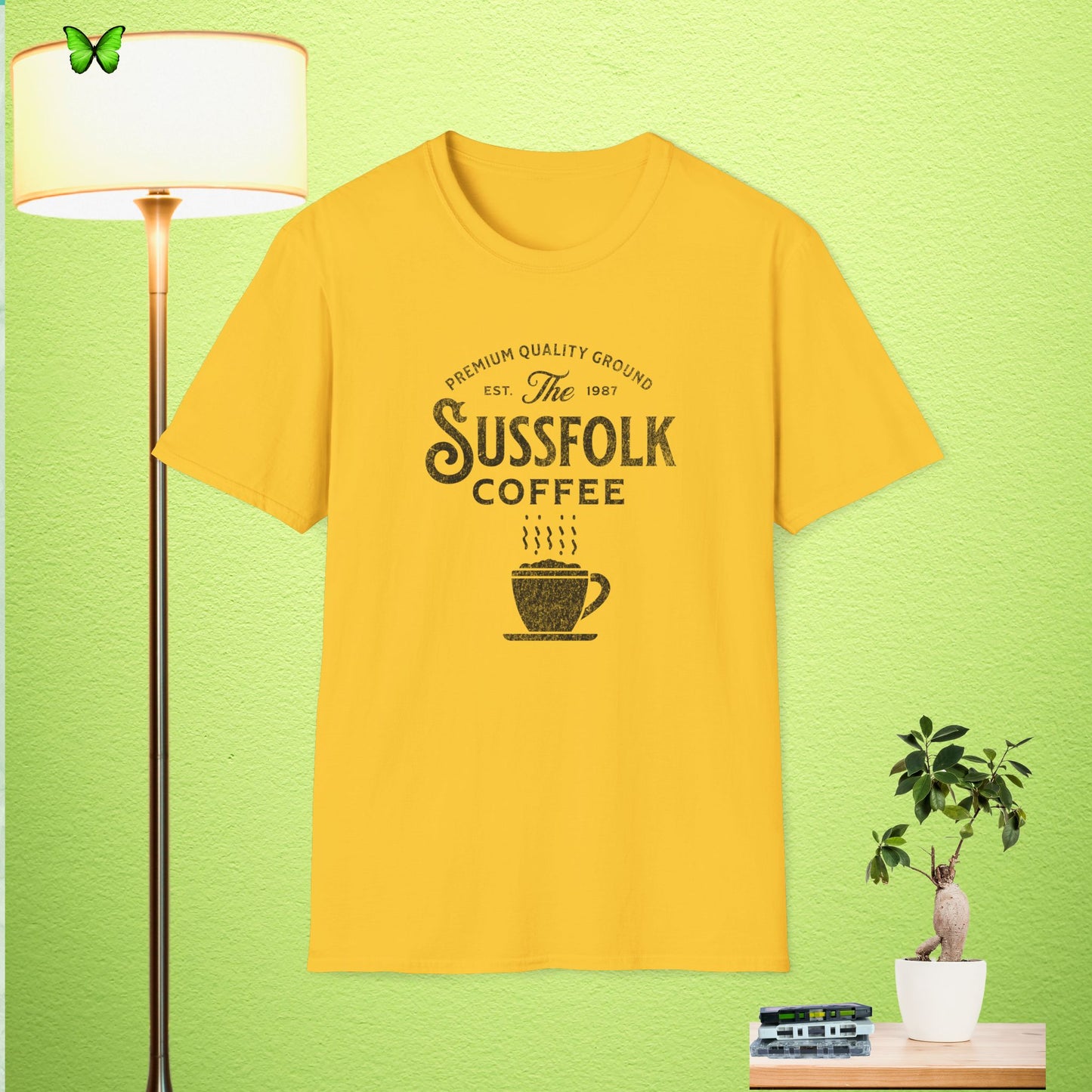 Sussfolk Coffee Unisex Softstyle T-Shirt