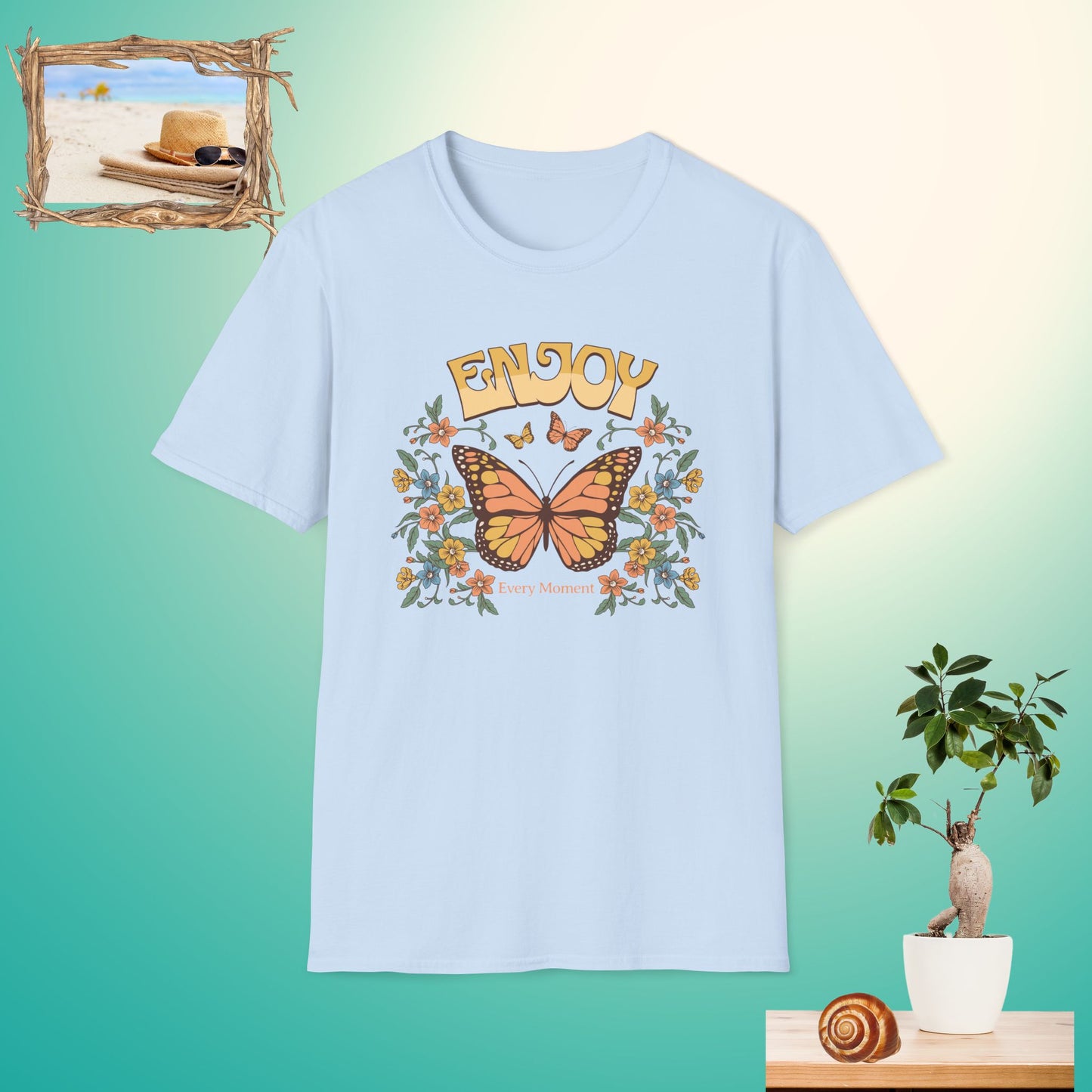 Enjoy Every Moment Butterfly T-Shirt