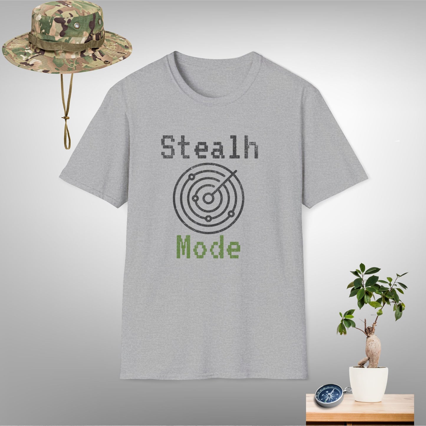 Stealth Mode Unisex Softstyle T-Shirt