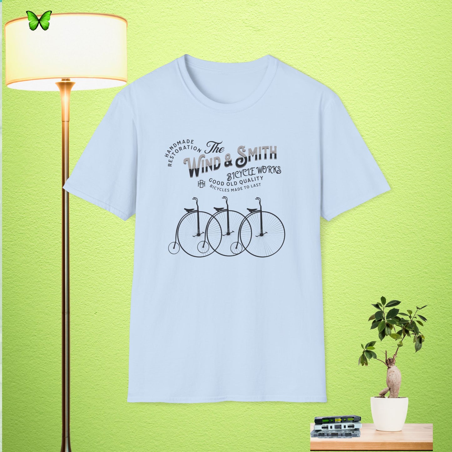 Vintage Bicycle Restoration Unisex Softstyle T-Shirt