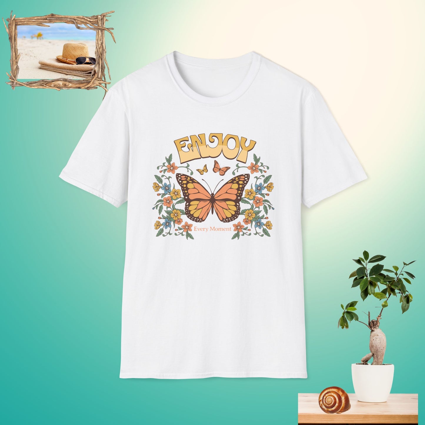 Enjoy Every Moment Butterfly T-Shirt