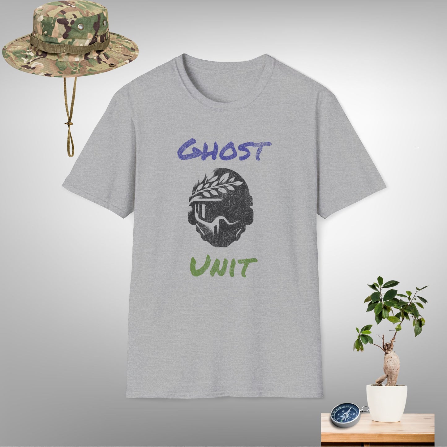 Dark Ghost Unit Unisex Softstyle T-Shirt