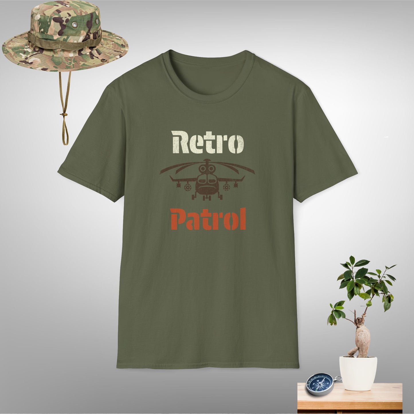 Retro Patrol Unisex Softstyle T-Shirt