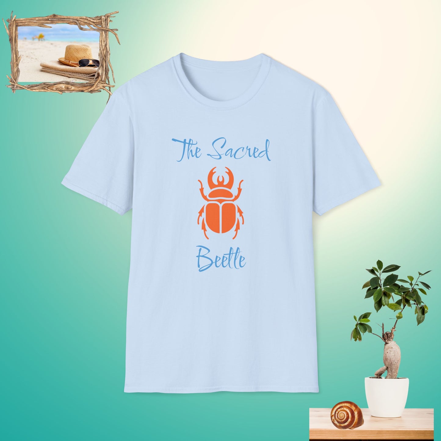 The Sacred Beetle Unisex Softstyle T-Shirt