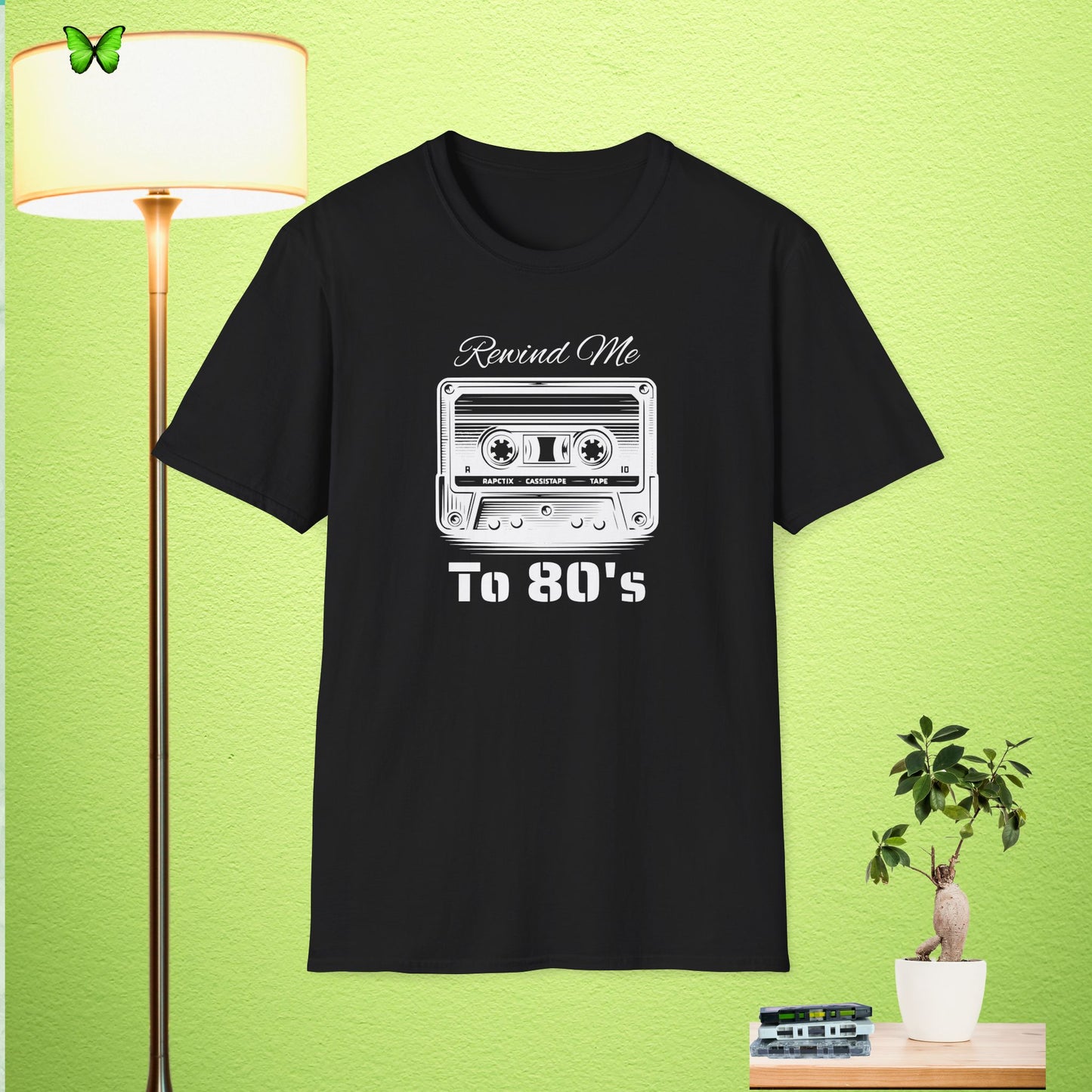 Retro 80s Cassette Unisex Softstyle T-Shirt