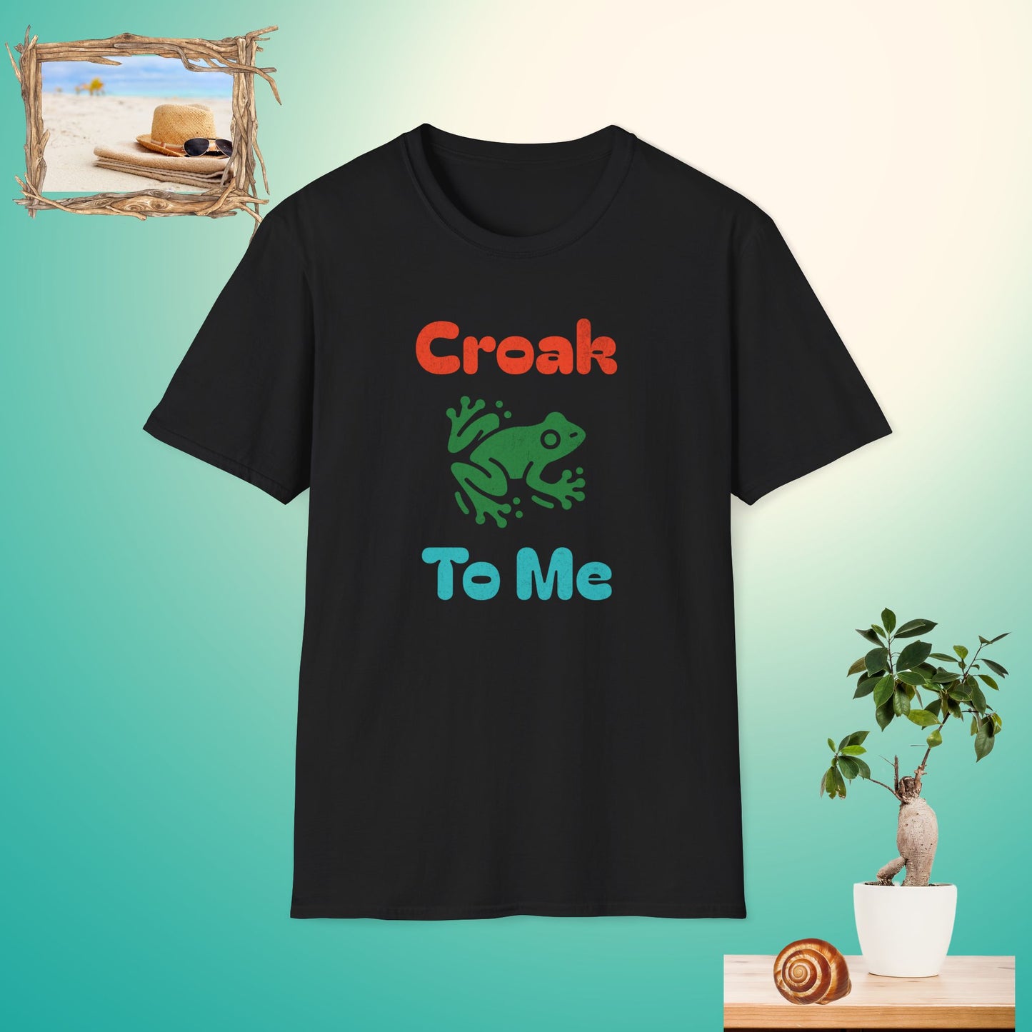 'Croak To Me'  Unisex Softstyle T-Shirt