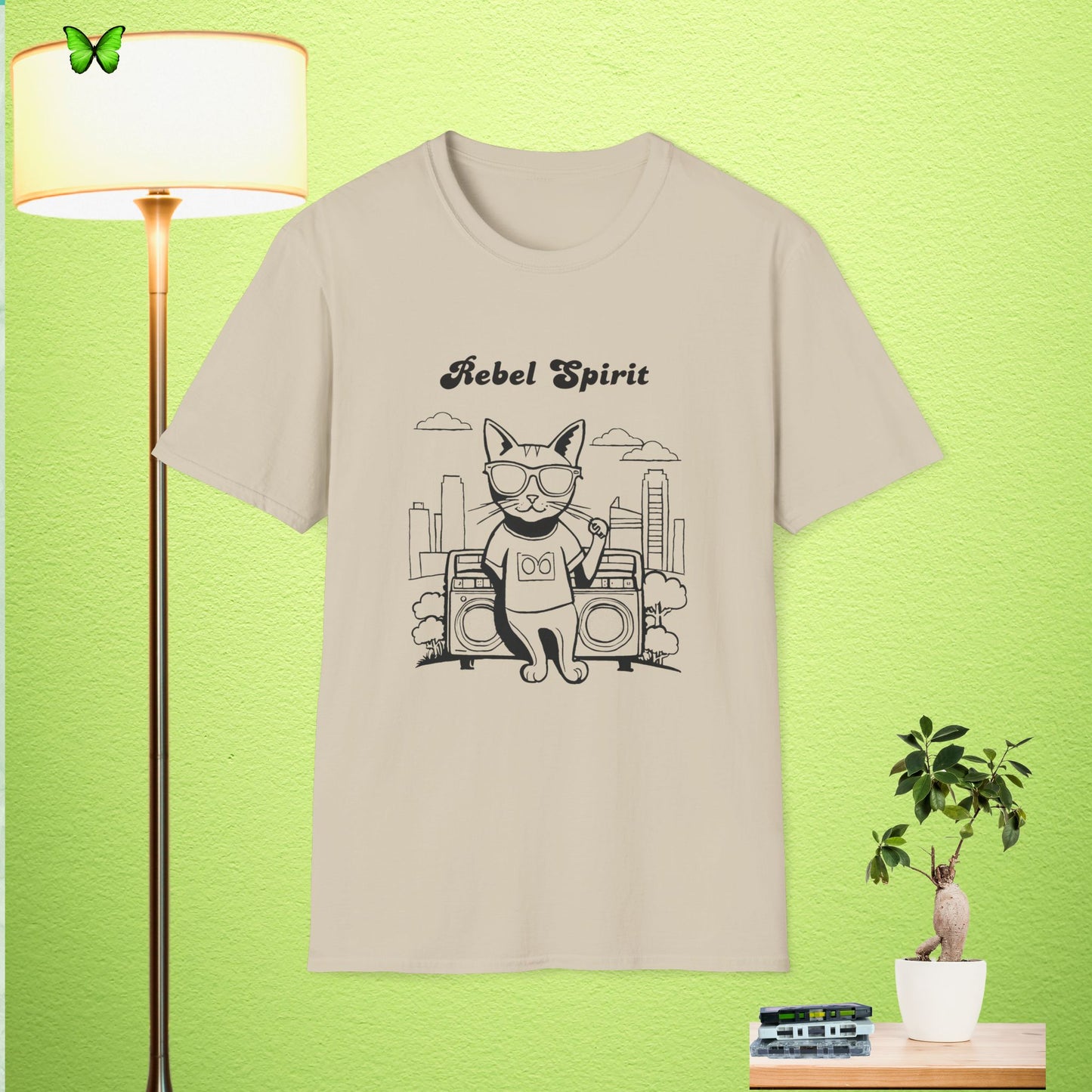 Rebel Spirit Cat T-Shirt