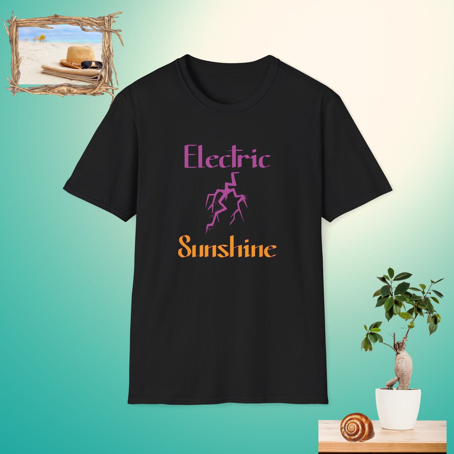 Electric Sunshine Unisex Softstyle T-Shirt