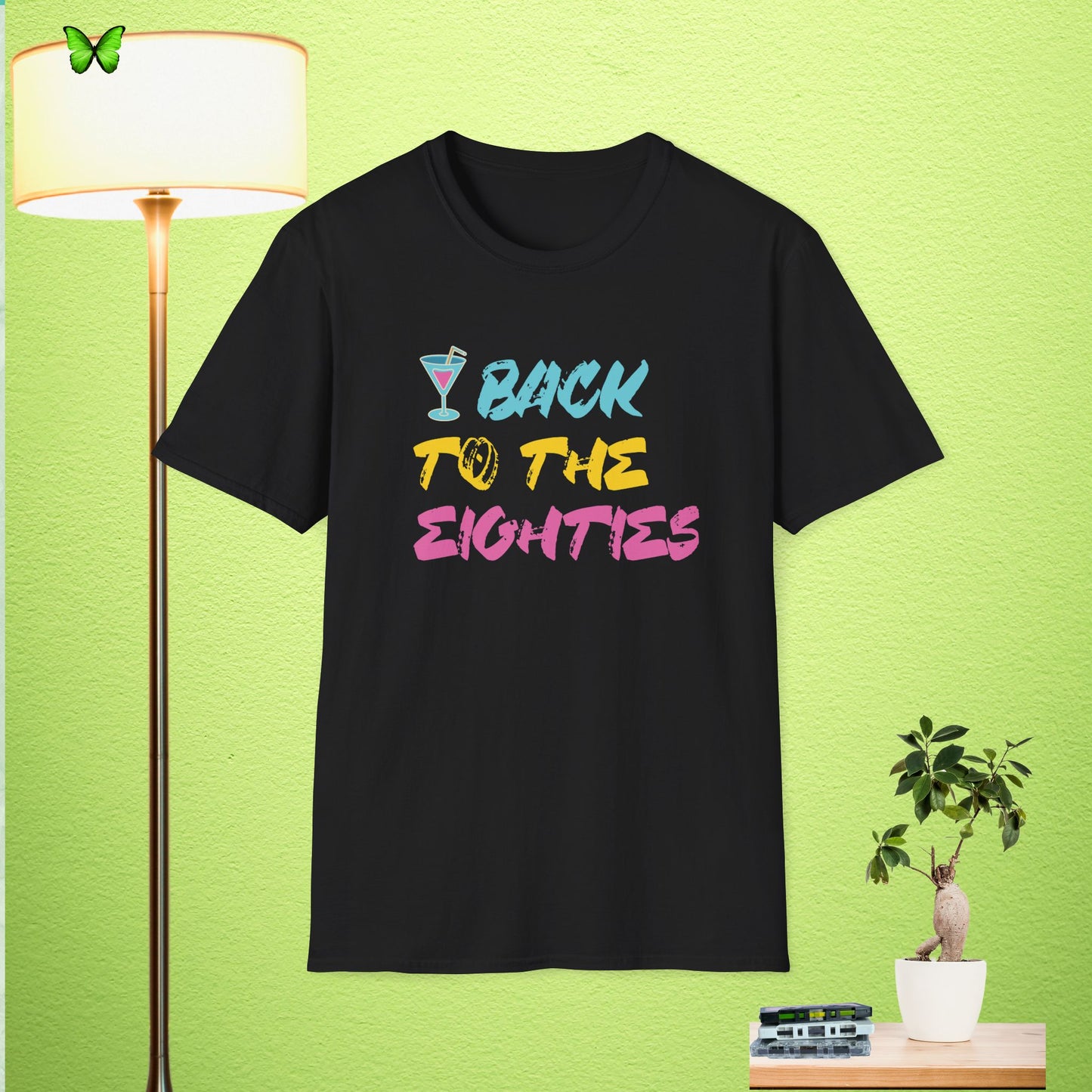 Retro 'Back to the Eighties' Unisex Softstyle T-Shirt