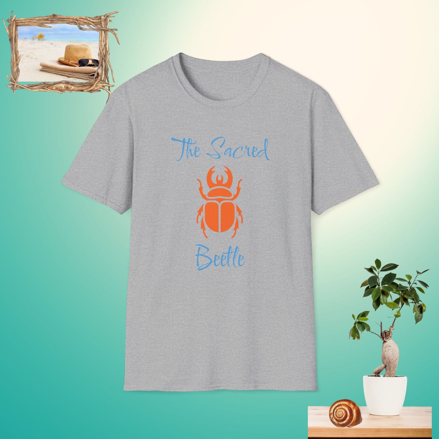 The Sacred Beetle Unisex Softstyle T-Shirt