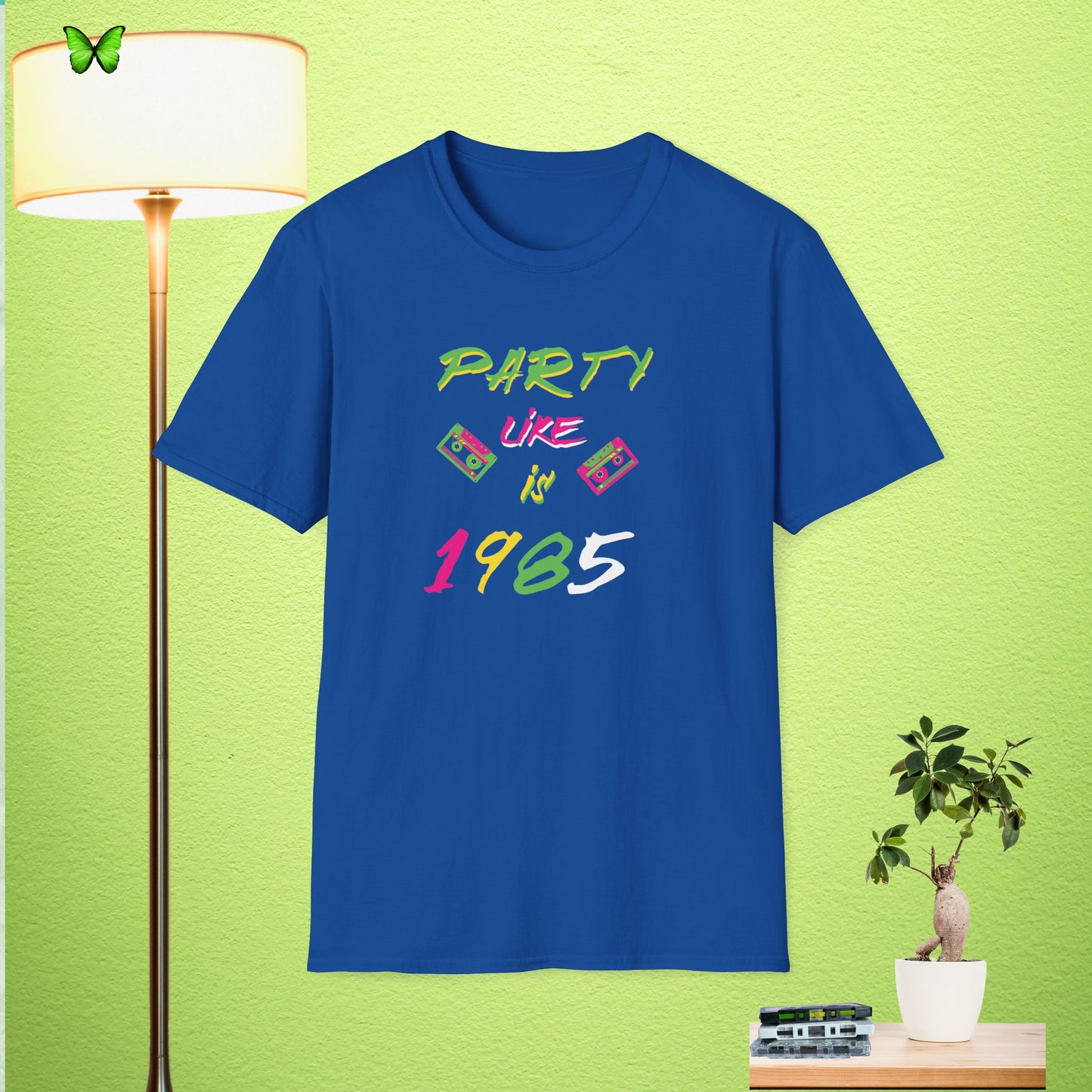 Retro Party Like It's 1985 Unisex Softstyle T-Shirt